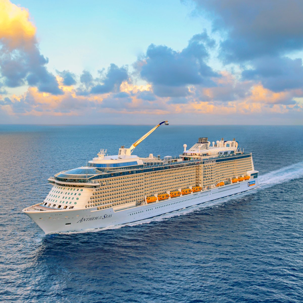 There’s only ☝️ way to experience a sunset at sea, and this is it.