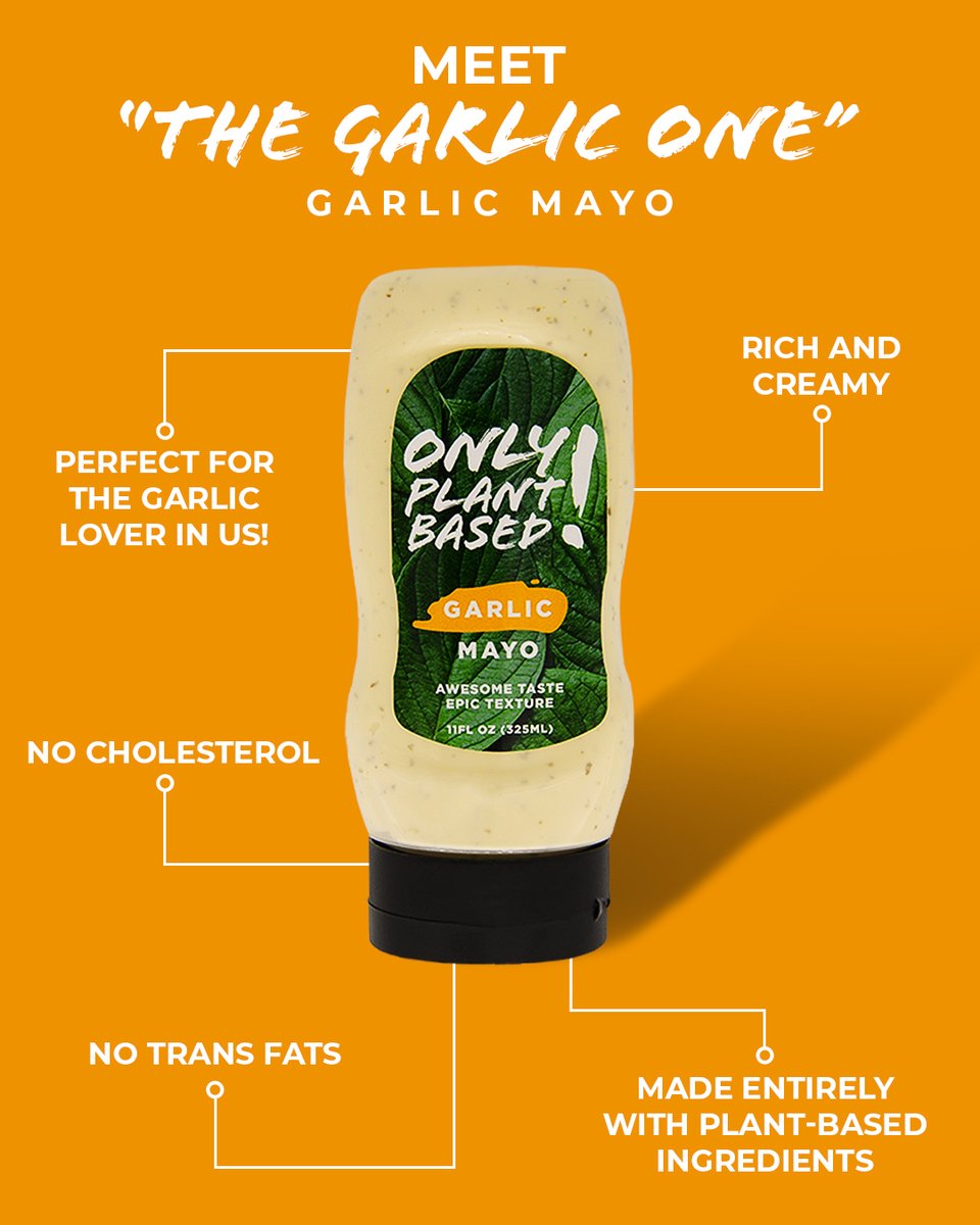 OPBFoods's tweet photo. This months featured flavor is our Garlic Mayo! Comment below if you’ve tried it!
.
.
.
#onlyplantbased  #opb #plantbased #veganfood #vegan #vegetarian #healthyfood #food #crueltyfree #healthy #govegan #v#instafood #veganism #epictexture #garlicmayo https://t.co/ox2wQBLSeY