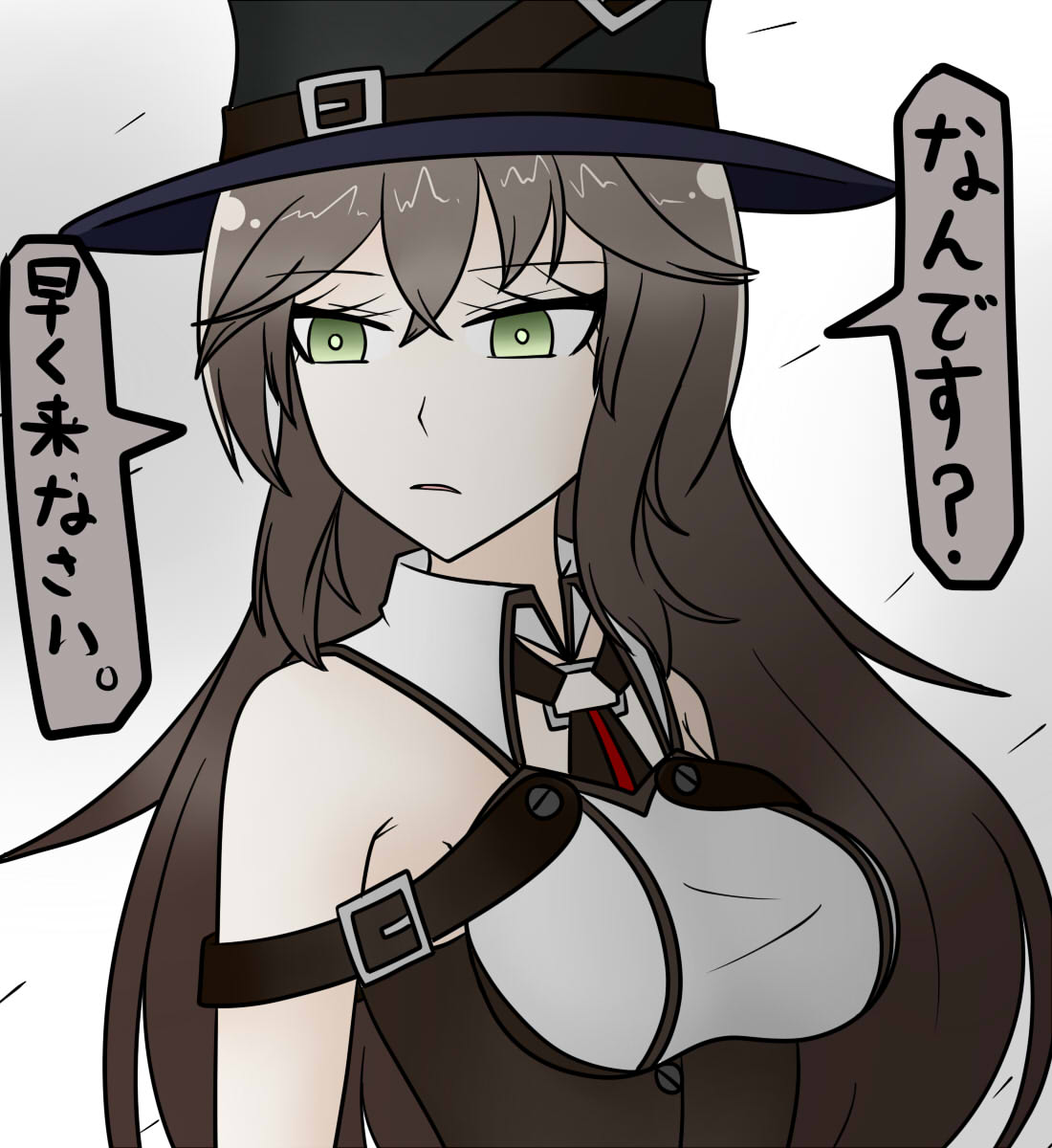 おさらいしましょう。スピットちゃんは好き嫌いが激しいので態度にも出ます。たとえ嫌なことが目の前であっても好きがいればまだ笑顔ですが、好きの姿も見えない音もしない、嫌いだけになった場合はもう表情無くマジの無関心な声色や表情、態度になってると思っていてですねry(過去絵 
