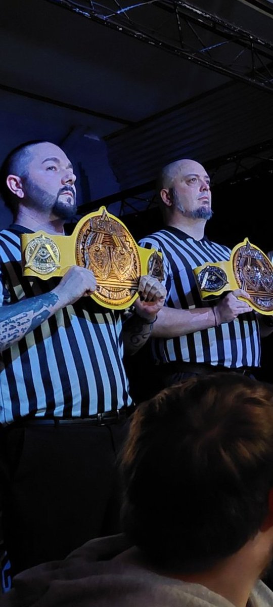 REF_JumpingJohn's tweet image. Myself and @RefTonyStabile, are the first @NORTH_NCL tag champs. Say hello, to 'Vicious and Officious". #RefClub
Photo by. @Simon_Nyne 

❗𝗧𝗵𝗶𝘀 𝗧𝘄𝗲𝗲𝘁 𝗠𝗮𝘆 𝗕𝗲 𝗠𝗶𝘀𝗹𝗲𝗮𝗱𝗶𝗻𝗴.