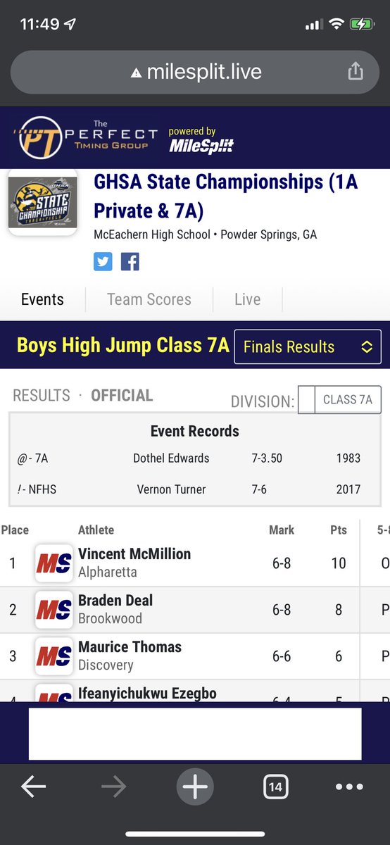 Brookwood Girls T&F tweet media