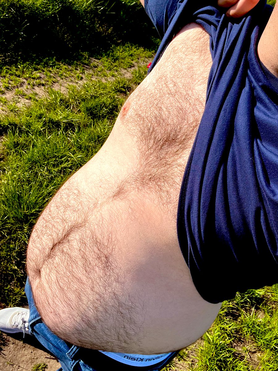 german_chubbys's tweet photo. Got horny outside because thinking about you https://t.co/BCtEx0PcFi