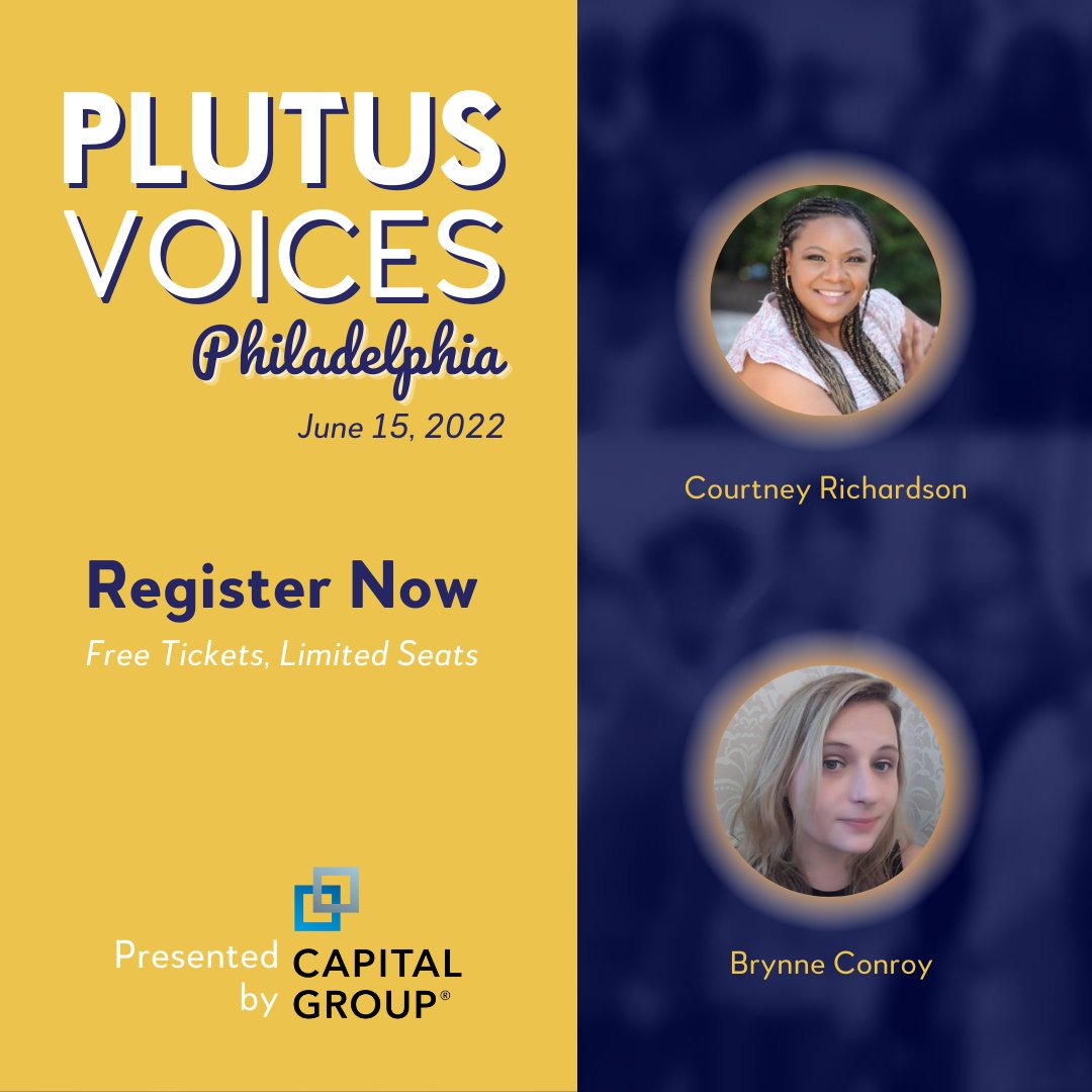 We're bringing Plutus Voices to Philadelphia on June 15th, presented by <a href="/CapitalGroup/">Capital Group</a>

The event will feature @femmefrugality and @theivyinvestor who will talk about how public policy plays an important role in any financial advice. 

#plutuscoices #Philadelphia
#plutusimpact