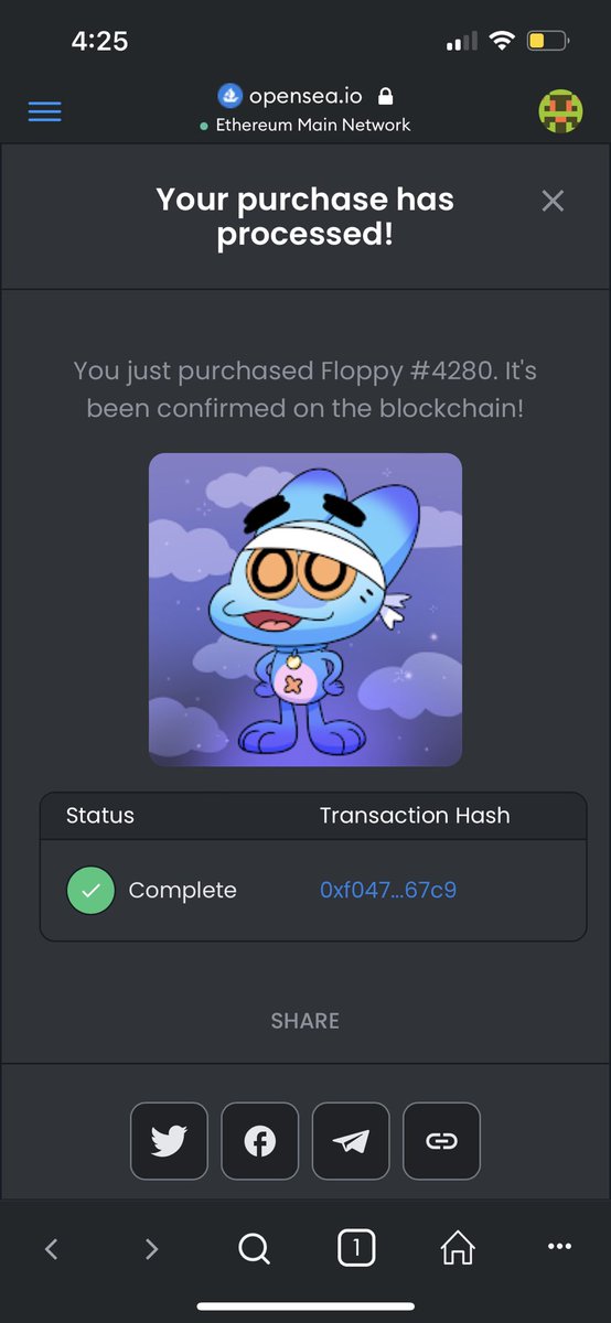 YaboycolbyTV's tweet photo. @NftFloppy secured my first #NftFloppy last night @woofuwolf @weebasaurus @chill_im20fps tossed me $10 in eth to cover the gas as well π₯π he a real one for that. #NFTs #NFTfamily #NFTCommmunity https://t.co/zMslPPnJok