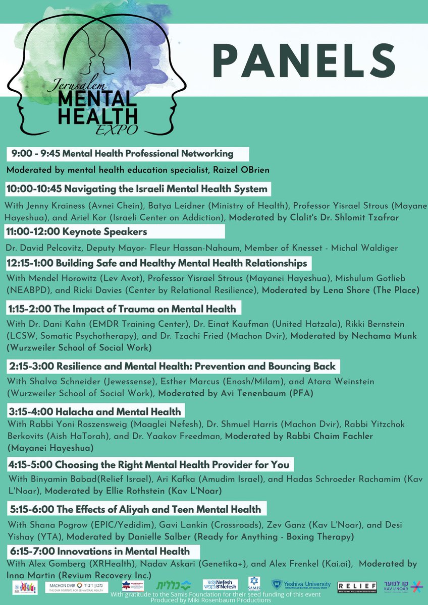 Join us at Jerusalem Mental Health EXPO!