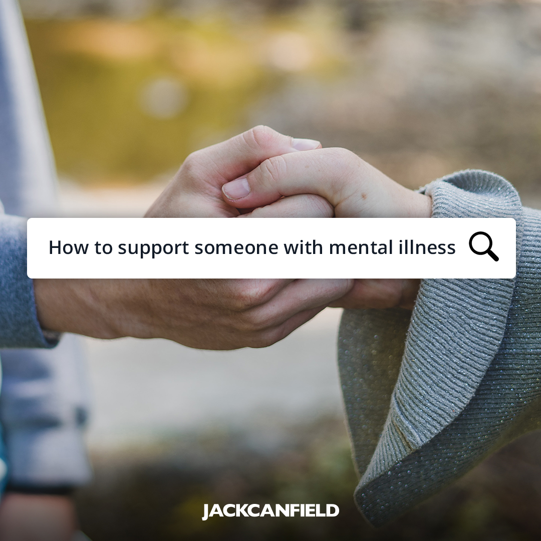 JackCanfield's tweet photo. For #MentalAwarenessMonth, I want to remind you of ways you can support loved ones suffering from mental illness:

💜 Remind them that you care
👂 Listen empathetically
✅ Be patient with them

Is there anything else you would add to this list? https://t.co/ATgwgeiC0l