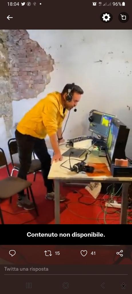 giannico's tweet photo. Dal bunker ha commentato @EurovisionRai #TimurMiroshnychenko https://t.co/QGnPJJuf3C