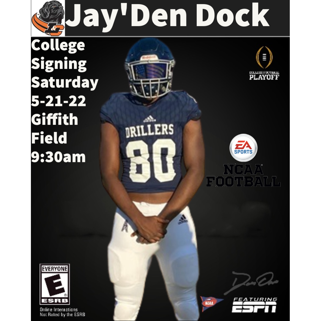 Come out Saturday, May 21st, at 9:30am to Griffith Field to celebrate @jaydendock80  signing to continue his academic and athletic career at <a href="/lewisandclark/">Lewis & Clark College</a>
Well earned and well deserved by Jay'Den! #gstreet #justus #collegesigning