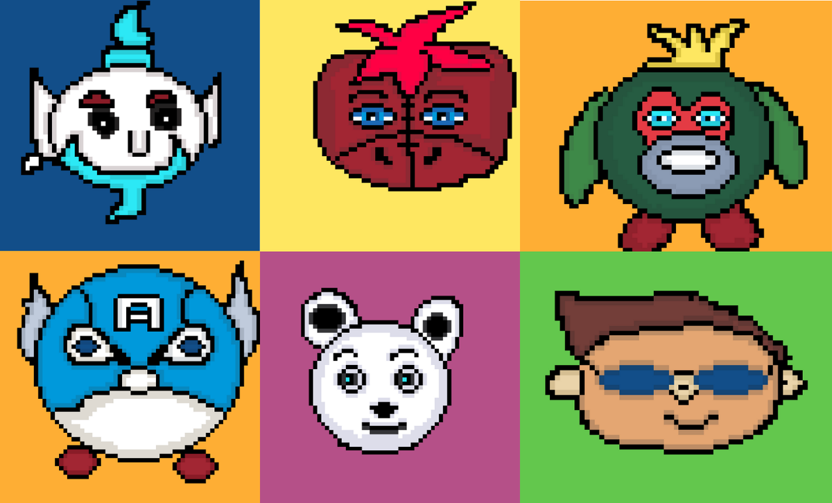 Taufiq718's tweet photo. I design characters and take orders for your nft collection costumes.  with pixel art style.  To order you can click the link in bio.
#pixelart #nft #pixel #ilustrasi 
Suport instagram
(jaury_taufiq0197) https://t.co/W0505wPF9X