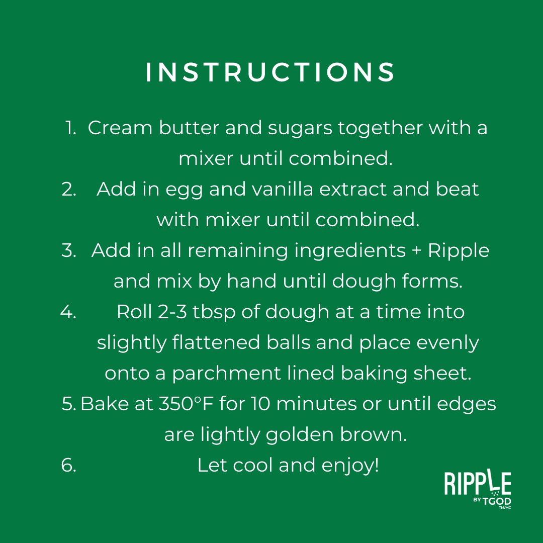 get_ripple's tweet photo. Psst, it's #NationalChocolateChipDay! We're celebrating with our favourite #RippleRecipe for Chocolate "Chill" Cookies, the ultimate weekend treat! 🍪

Get your Sunday baking on and check out the recipe to try them for yourself! 

#JustAddRipple https://t.co/cy9TVw2bsa