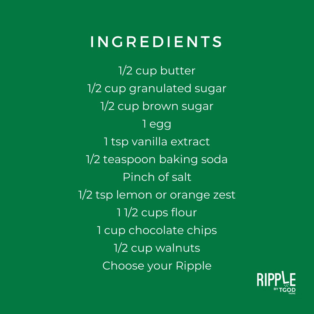 get_ripple's tweet photo. Psst, it's #NationalChocolateChipDay! We're celebrating with our favourite #RippleRecipe for Chocolate "Chill" Cookies, the ultimate weekend treat! 🍪

Get your Sunday baking on and check out the recipe to try them for yourself! 

#JustAddRipple https://t.co/cy9TVw2bsa