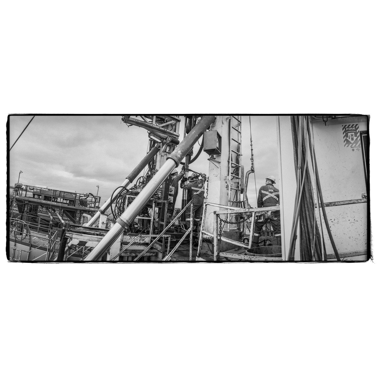 Brought the Widelux to a recent shoot I was on, and shot some Adox HR-50 film at an oil rig in North East Alberta. #widelux #adoxhr50 #albertaoil #oilrig