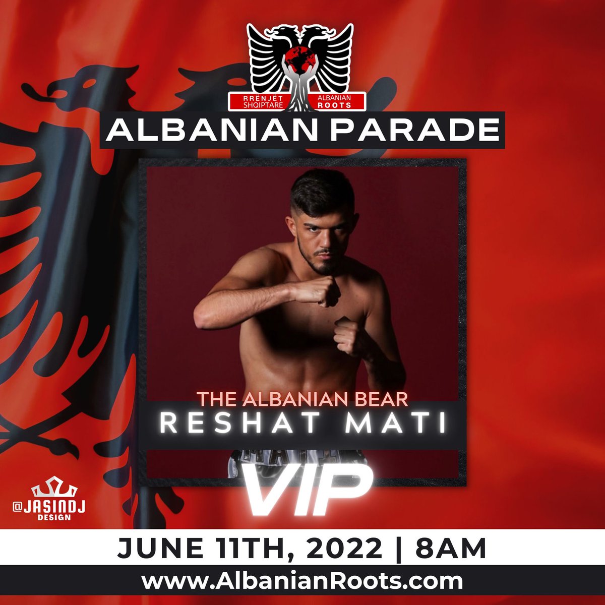 AlbanianRoots's tweet photo. The most famous and toughest Dibran!
The Albanian Bear Reshat Mati Albanian Bear will be our Athlete of the year at this years Albanian Parade!
#AlbanianParade #ParadaShqiptare #albanian #reshatmati https://t.co/RkjyZpFvIA