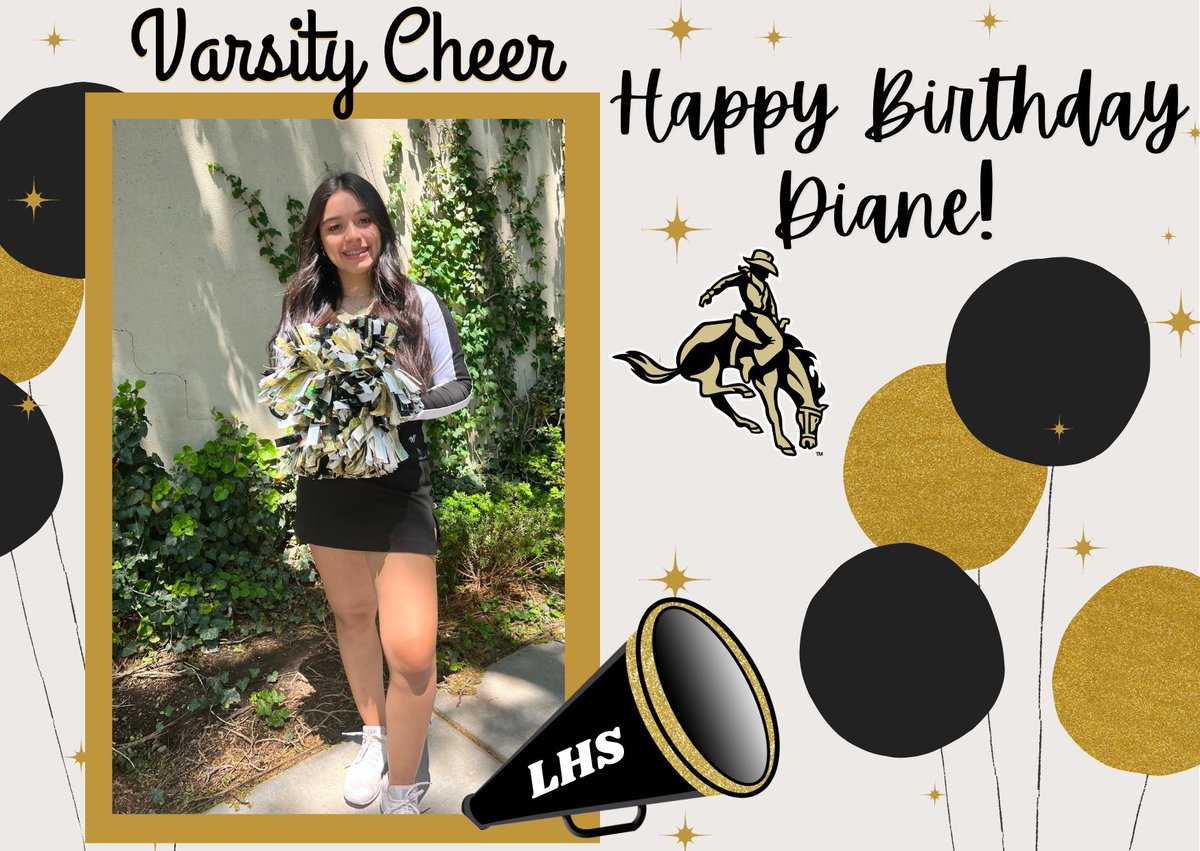 Happy Birthday Diane! We hope your day is extra special. 🖤💛📣🧁