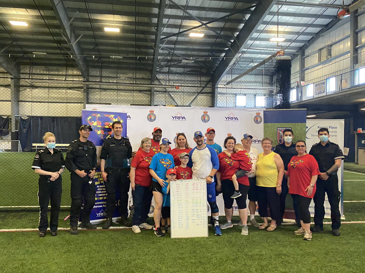 ChiefDaSilvaYRP's tweet photo. I am enormously proud of what @YRP PC Adam McEachern has accomplished over the past 24 hours fundraising over $38,000 in support of @KerrysPlace with his 24 hour endurance challenge #autismheroes #leadership #getsomerest @YRPAca @NewmarketSoccer https://t.co/QKGOKWKkrz