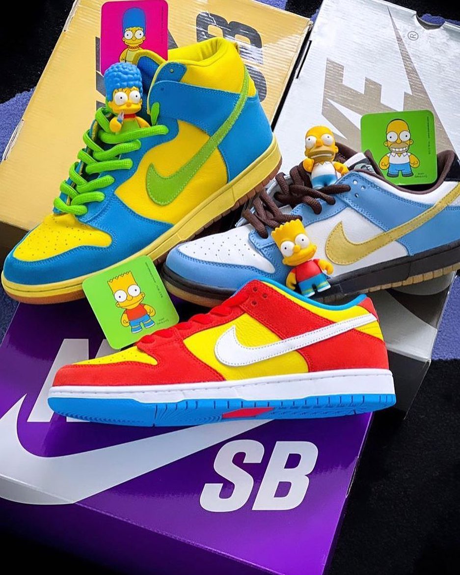 Ovrnundr's tweet photo. Simpsons-inspired Nike SB Dunk collection

Photo: _nate_w https://t.co/WQoEiDFgOu