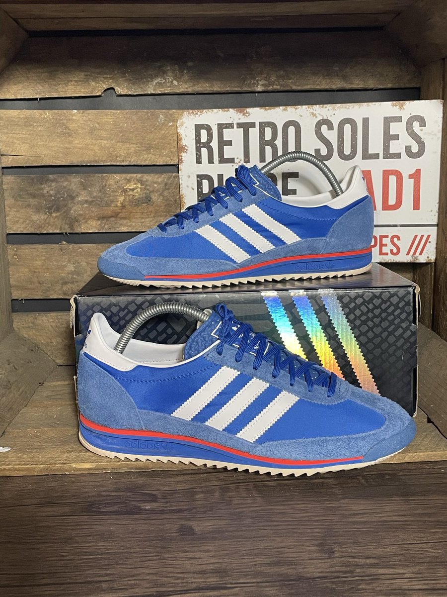 RetroSolesUK's tweet photo. For Sale:-

#Adidas #SL72

Date of Release:- 10/19

UK 8

Condition:- Very Good Pre Worn

With OG Box:- Yes

£45 DELIVERED 

More Photos Available 

RT Appreciated DM me if Interested 👍 https://t.co/ks9hGAJ6hM