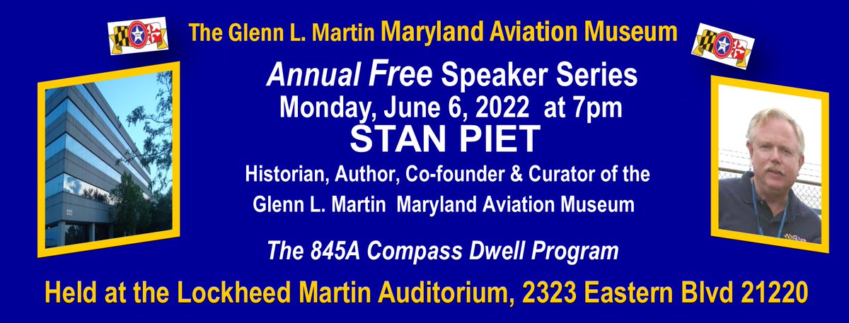 MdAirMuseum's tweet photo. On June 6, 7pm, the GLMMAM’s free speaker program presents Museum’s Director of Archives, Stan Piet reviewing the 1960’s Martin Marietta 845A Compass Dwell program,a long-endurance hi-altitude drone surveillance aircraft for use in Vietnam. https://t.co/RBinSJuaR1