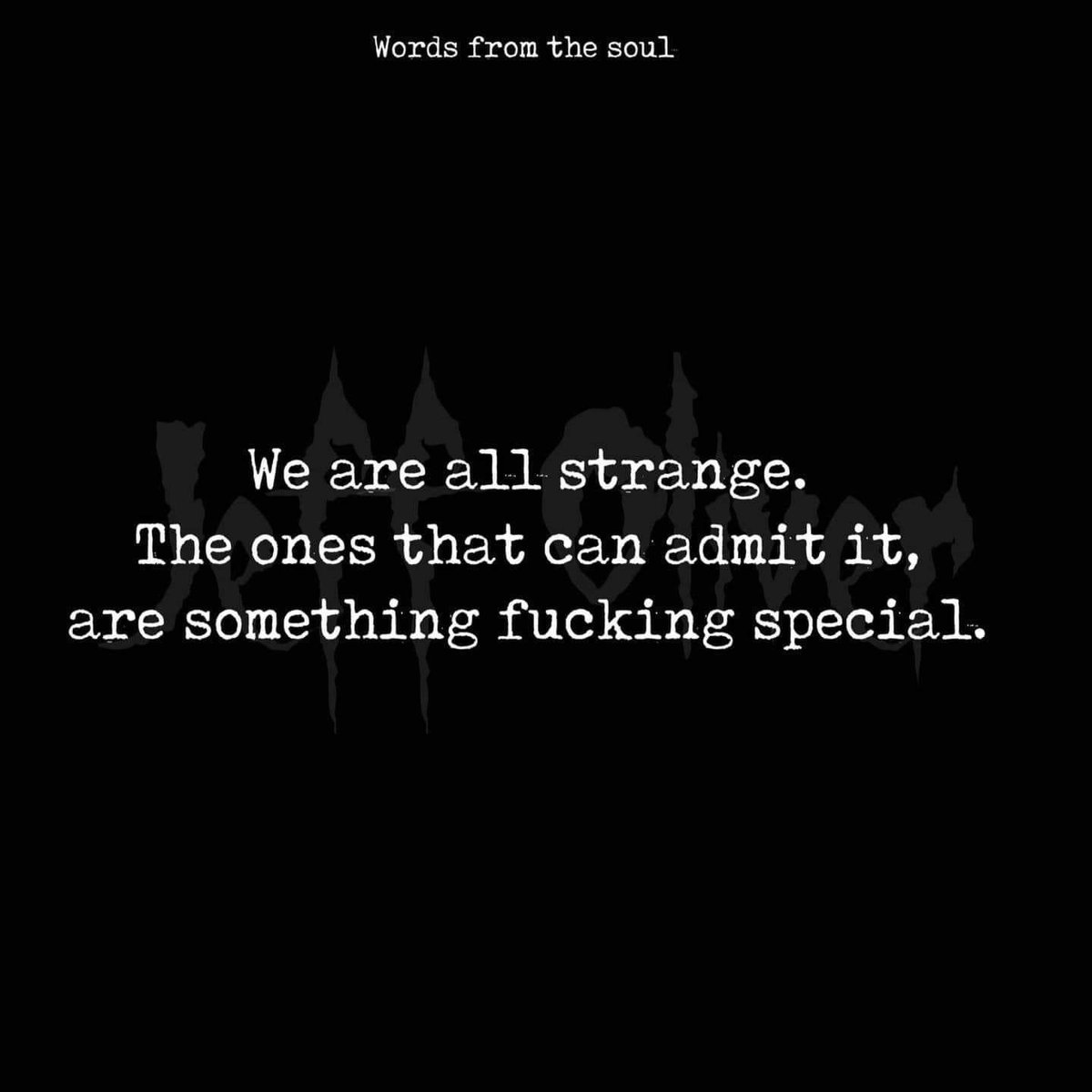 calig1rl7's tweet photo. Good morning twitterverse & #Beatlesverse I love being strange. We ARE meant to stand out, not to fit in. #BeYourself #BeStrange #StandOut https://t.co/5hCSgyq7uX
