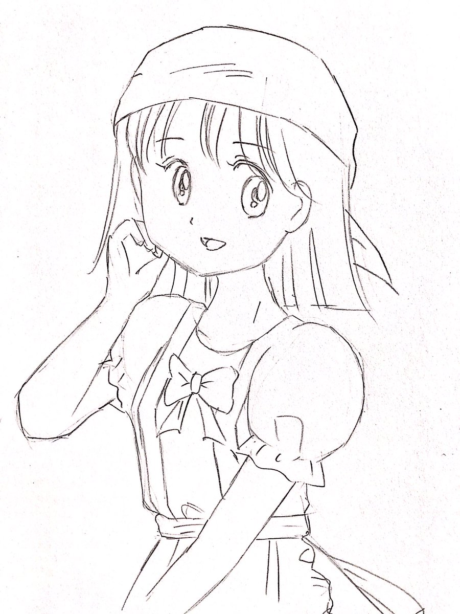 おやすみリッカちゃん 
#DQ9 #ドラクエ9 #リッカ #イラスト #絵柄が好みって人にフォローされたい 