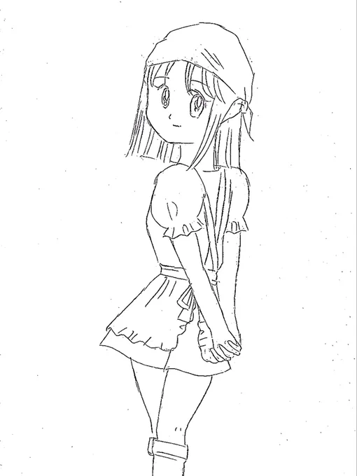 おやすみリッカちゃん 
#DQ9 #ドラクエ9 #リッカ #イラスト #絵柄が好みって人にフォローされたい 