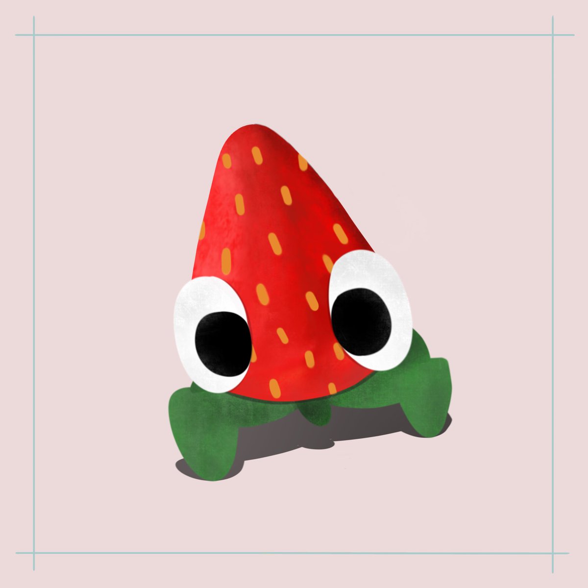 ATangledArtist's tweet photo. I’ve used my newfound strawberry drawing skills to draw #strabby from #bugsnax!! Complete with hat!!!
#artmoots #fanart (ignore the different shadows hehe) https://t.co/3hMzGTUqzC