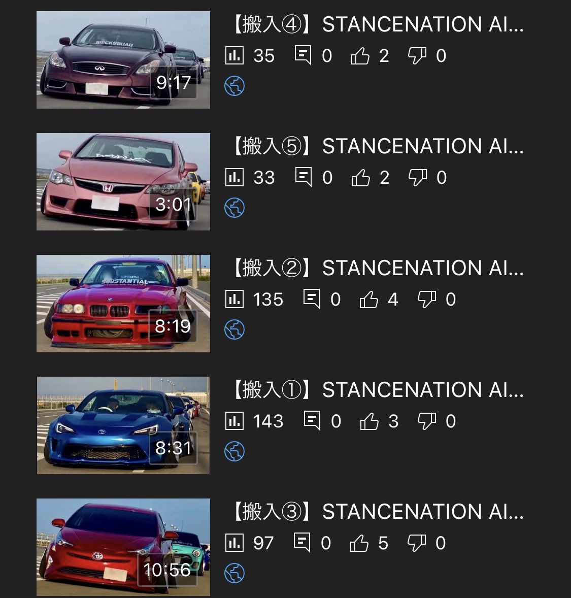 Zanesan_'s tweet photo. スタンスネーション愛知2022の動画をアップしましたので宜しければご覧ください！
チャンネル登録して頂けますと励みになります！！
https://t.co/QXXccAmnip

STANCENATION https://t.co/9bPDQXgIq3
