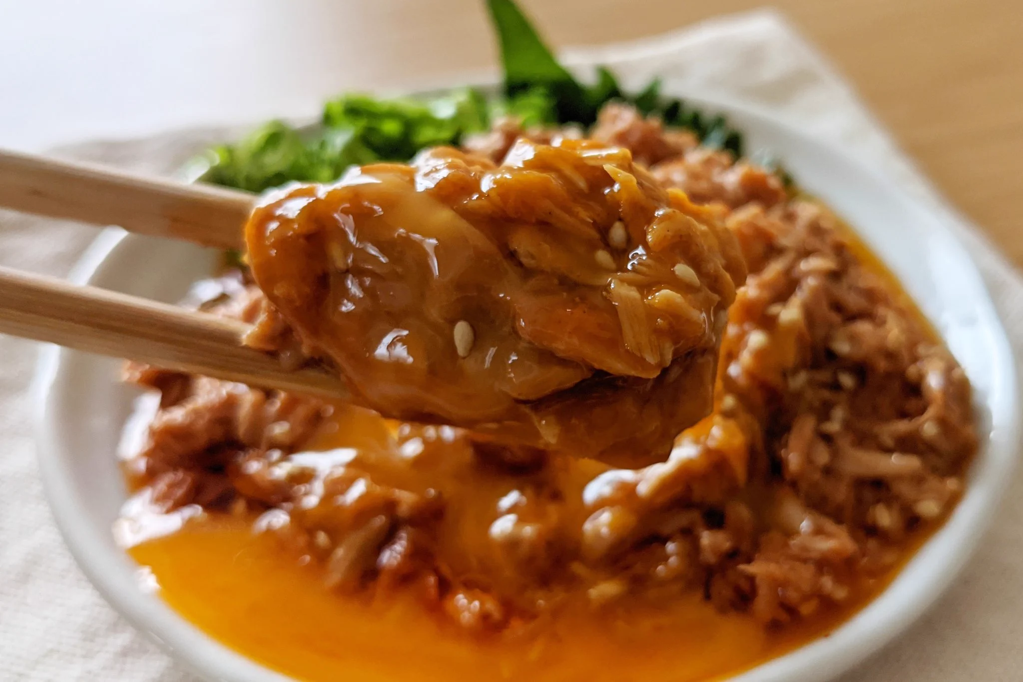 おうちで居酒屋気分が楽しめる！？悪魔のツナユッケ。