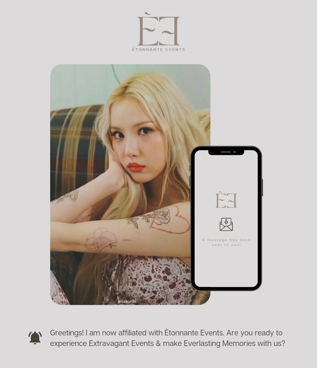 ㅤ

             AFFILIATED      WITH
             ÈTONNANTE    EVENTS
             AS     THEIR      GRAPHIC
             DESIGNER 。

ㅤ