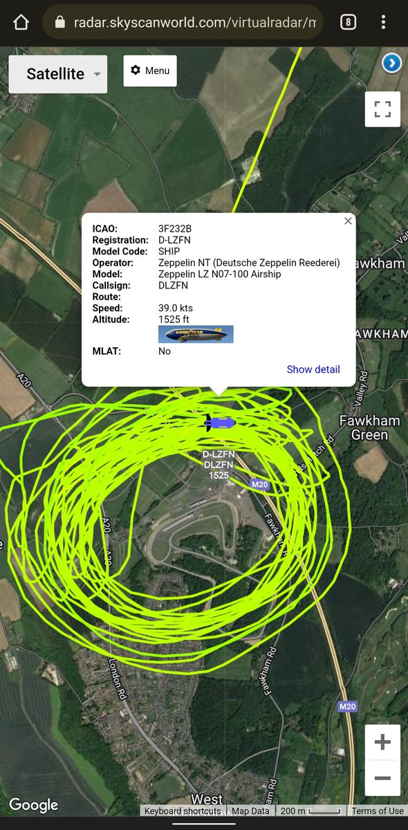 scan_sky's tweet photo. @GoodyearBlimp - Zeppelin LZ N07-100 - D-LZFN - #DLZFN
Currently Airborne Over @Brands_Hatch For The @BTCC Championship Race.
#goodyearblimp https://t.co/gmrtTdOlwt