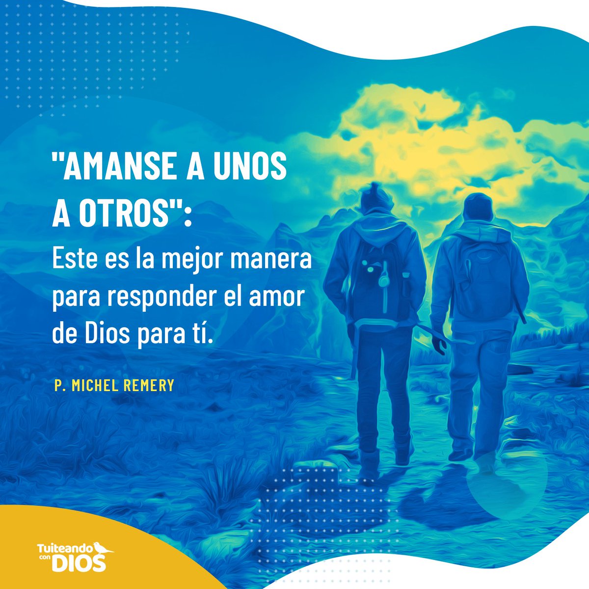 TwGOD_es's tweet photo. 😍💌👍 Todos los días buscamos la manera para demostrar el amor hacía tu prójimo. @FrMichelRemery #TcDIOS https://t.co/MQKXefNXS3