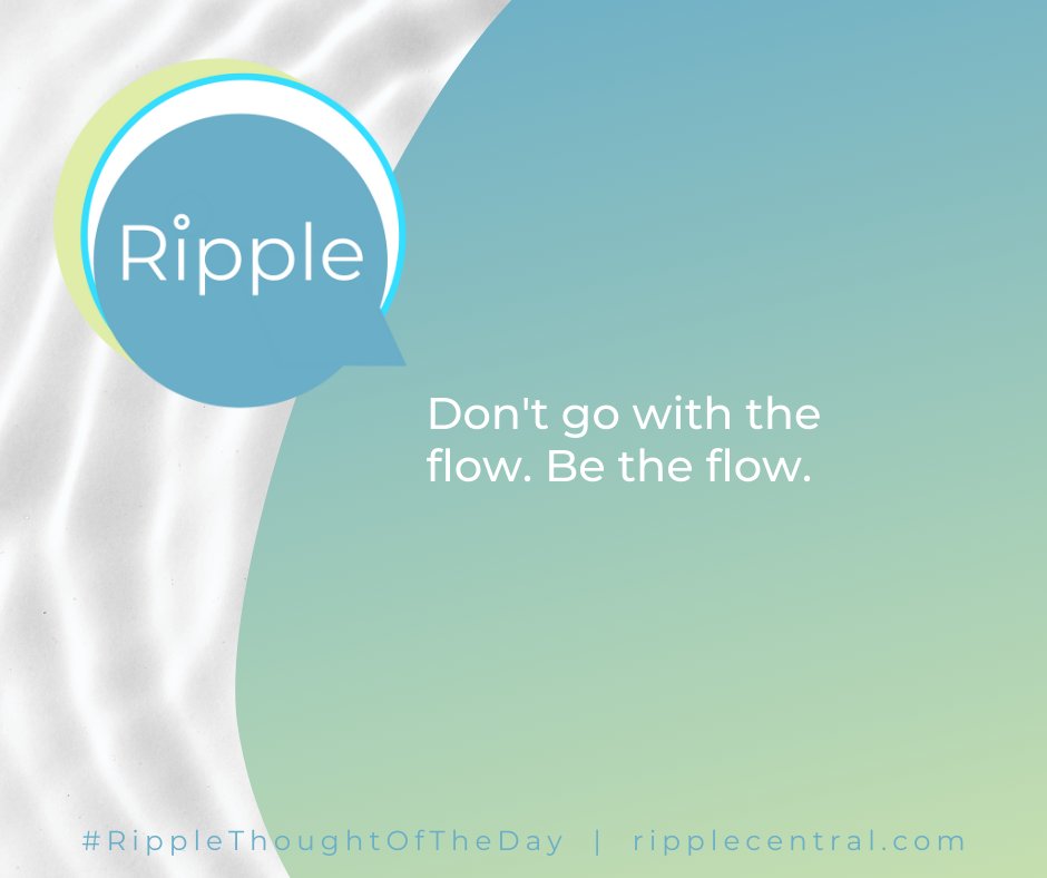 #RippleThoughtOfTheDay #powerofconnection #therippleeffect #motivationeveryday