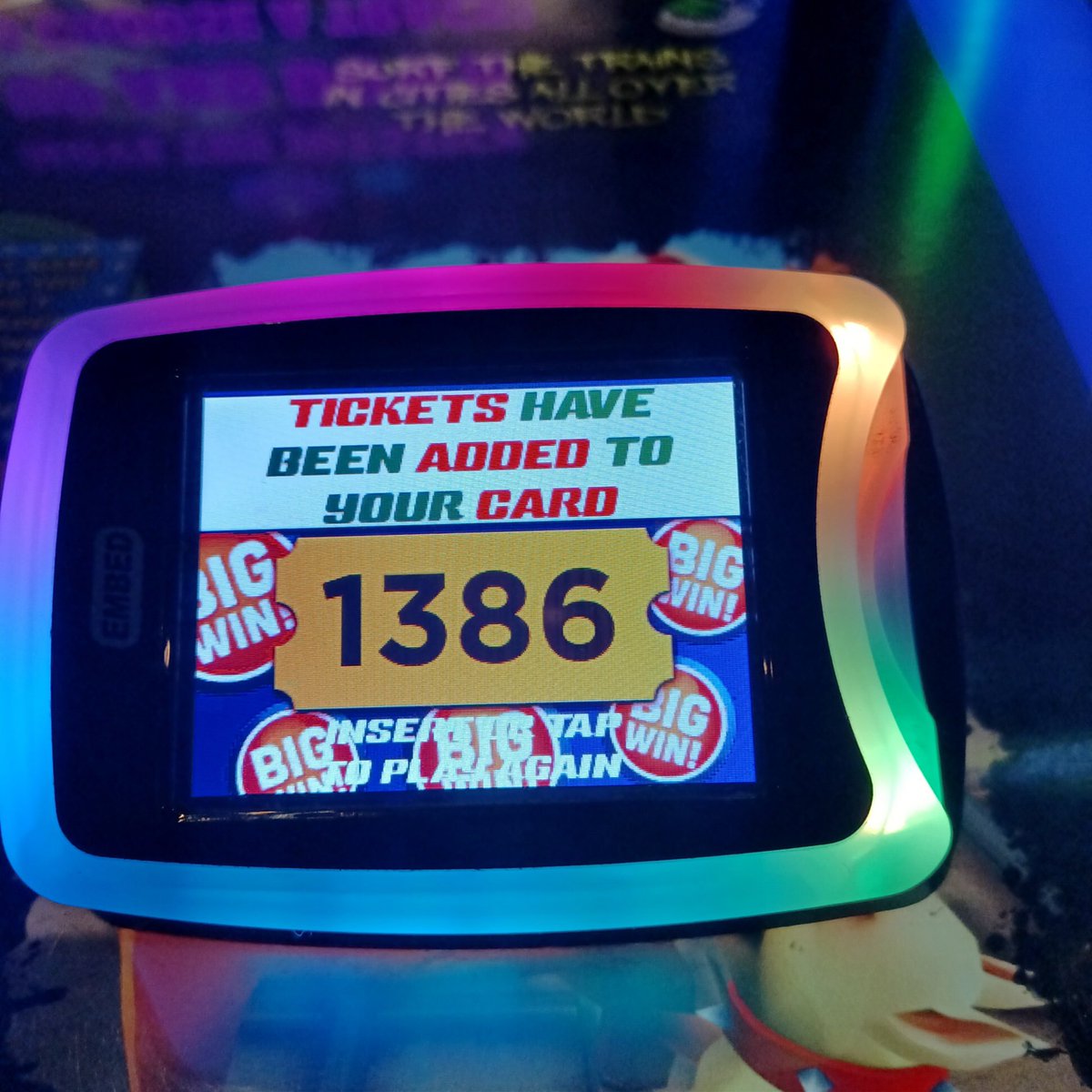 #dingdingding never saw this on the subway surfers Machine? Well I did that <a href="/DaveandBusters/">Dave & Buster's</a>