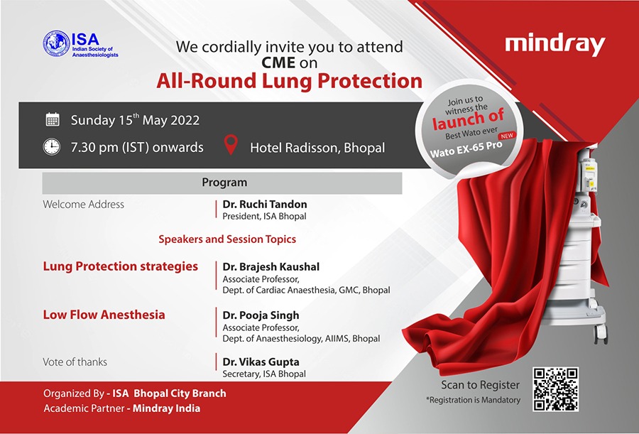 mindrayindia's tweet photo. Join us in the launching of our New WATO EX-65 Pro, #Anesthesia System with All-Round Lung Protection, continuous innovation, and improved Anesthesia efficiency. Learn more: https://t.co/NK8Bkm4BO8
#MindrayIndia #mindray #WatoSeries #AnesthesiaWorkstation https://t.co/SCAbHHQ0fa