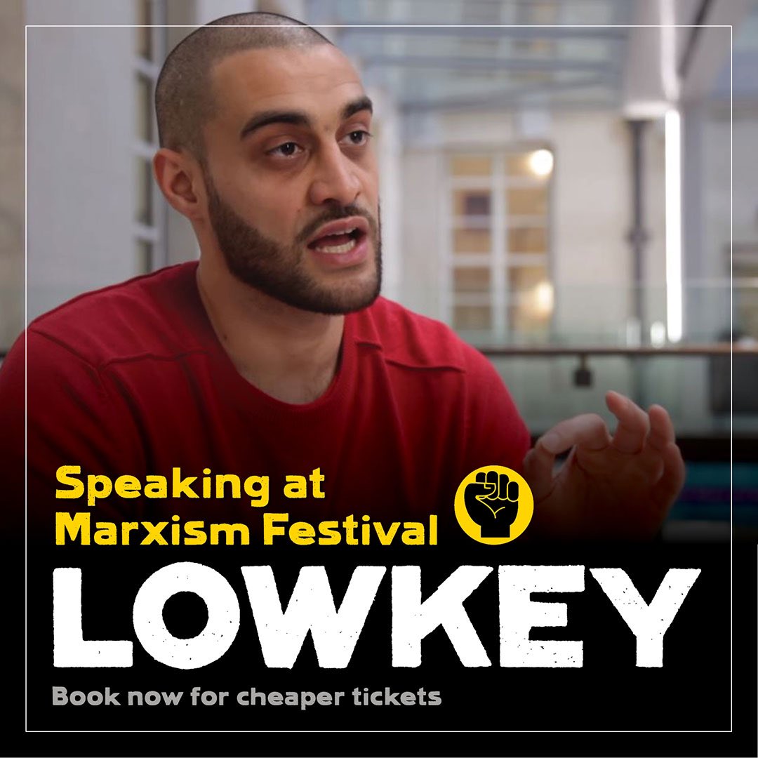 MarxismFestival's tweet photo. On #NakbaDay we stand with Palestine 🇵🇸

At Marxism Festival we’re joined by Lowkey, Ilan Pappé and Shahd Abusalama to discuss #Palestine: a revolutionary struggle. Don’t miss it

Tickets: https://t.co/NAsDbwwZ6c 

#Nakba74 #FreePalestine #SocialistSunday https://t.co/TeEPzAGk24
