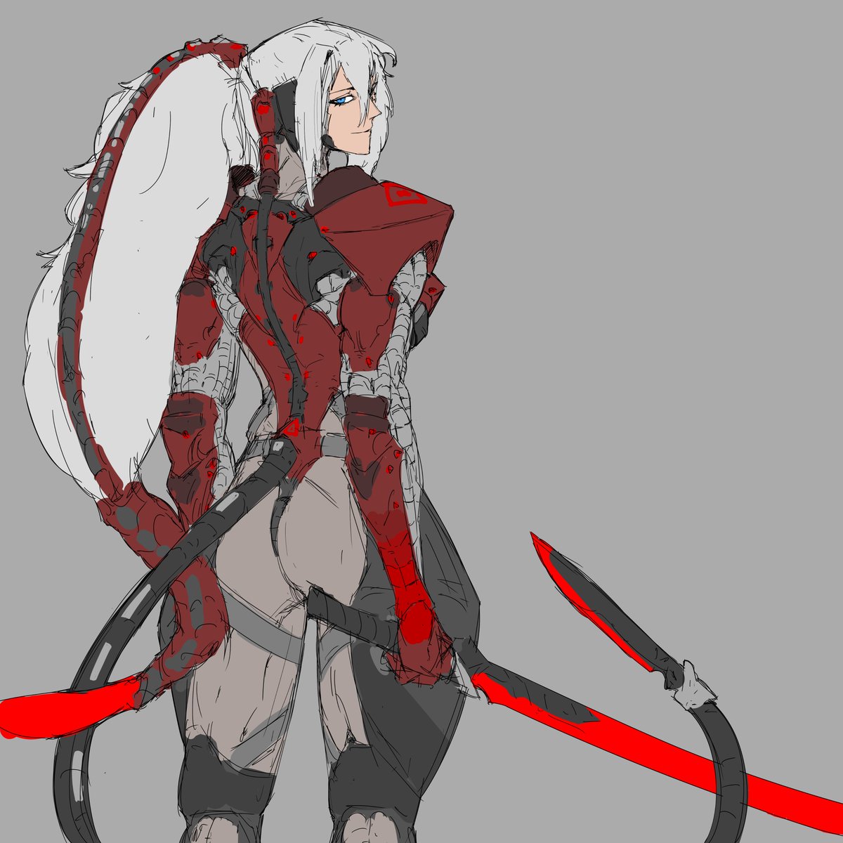 dannalanart's tweet photo. rkgk another one of my metal gear rising/pgr oc idk https://t.co/cZEuGhm3vO