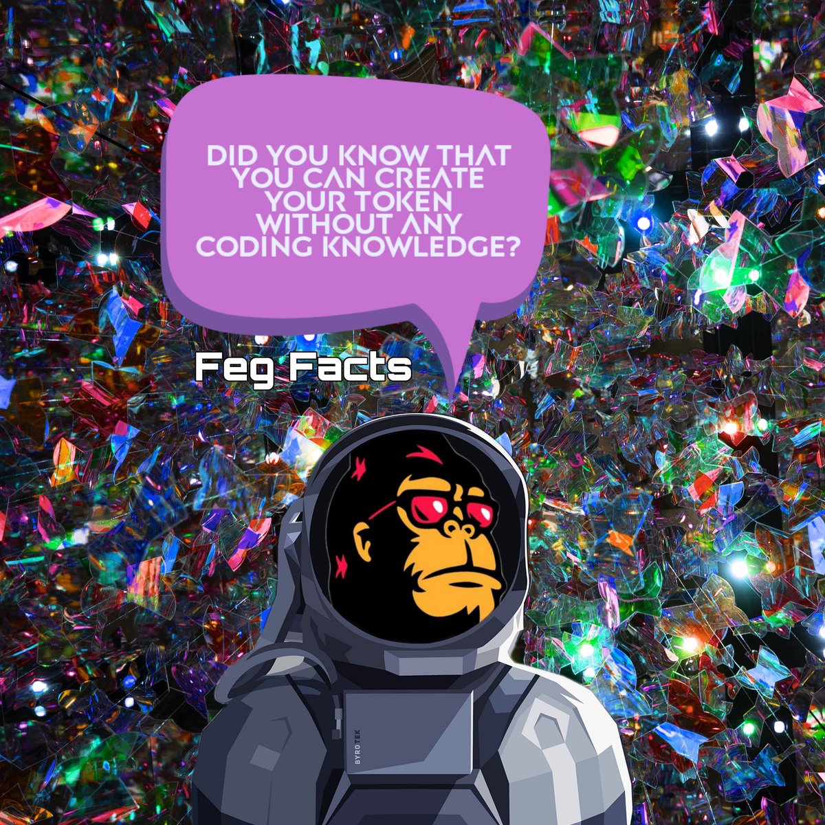 FEGloyalarmy's tweet photo. There are lots of people with cool awesome ideas but dont know how to do the coding or other things, you can create your token on feg Ecosystem easily 

#feg #fegex #fegtoken https://t.co/l1ysKgwOuO