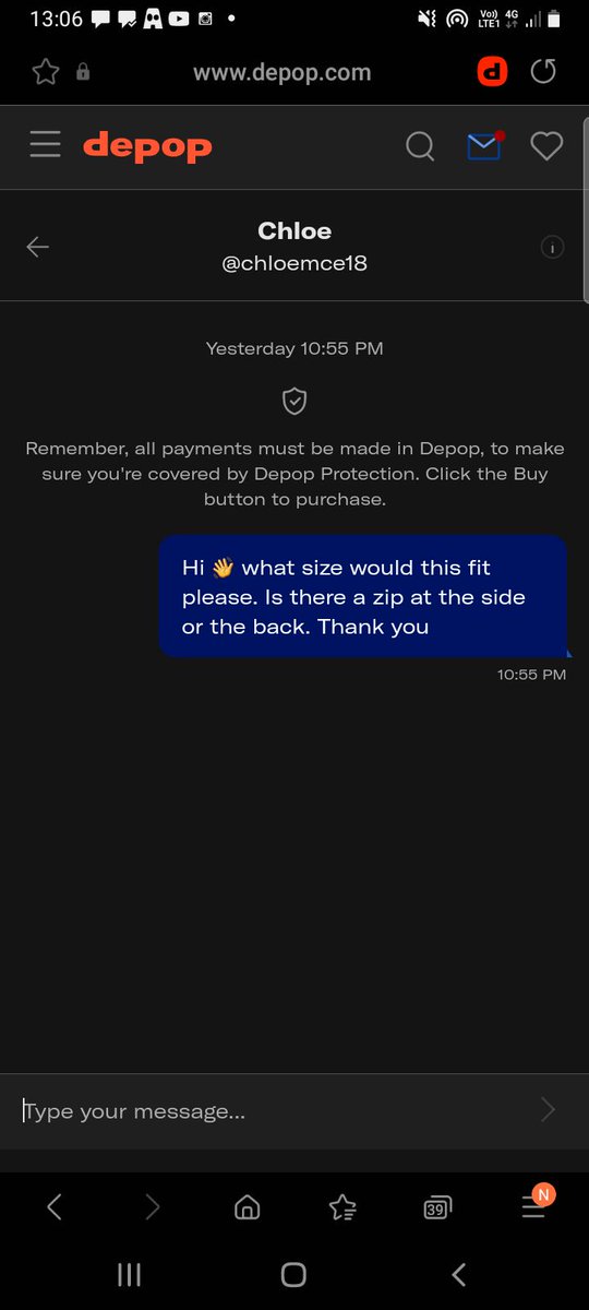 Sustainqueen's tweet photo. @askdepop What does the blue mark on the bottom of the message mean please https://t.co/cLUBB2lHl1