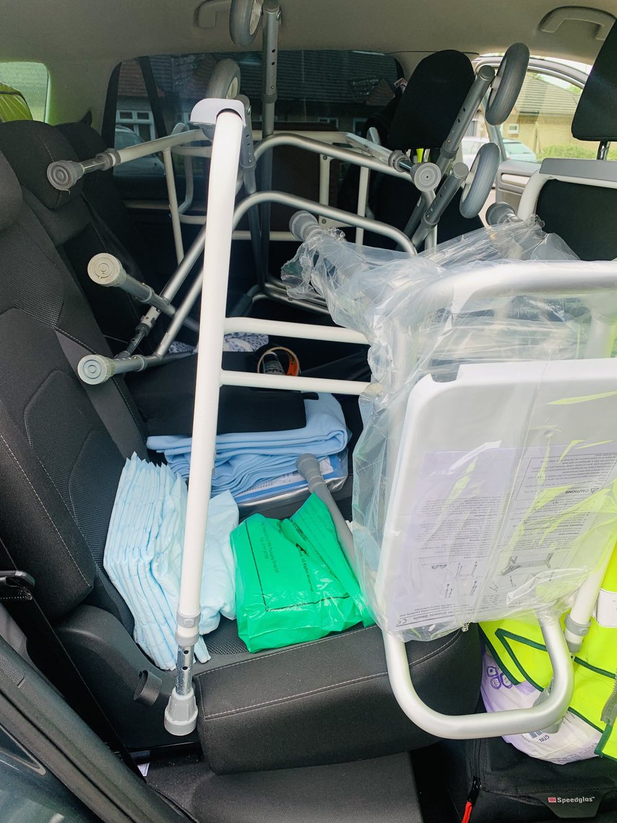 999 Faller, Clinical and Therapy assessment, Exercises, Equipment, discharge at home, ED avoided,  community support, 3 hours job done 👊 #rewarding #patientcentred #EquipmentTetris ⁦@swasFT⁩ ⁦@PTOTSLTDietAHPs⁩ ⁦@HCRGCareGroup⁩ ⁦@NHSBSWCCG⁩
