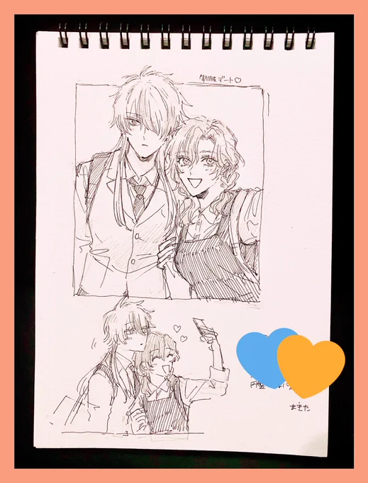 槙田さんと遊んだよ〜!!!!!描いてもらった私だけの絵見て〜本当に可愛い……大好き…… 
