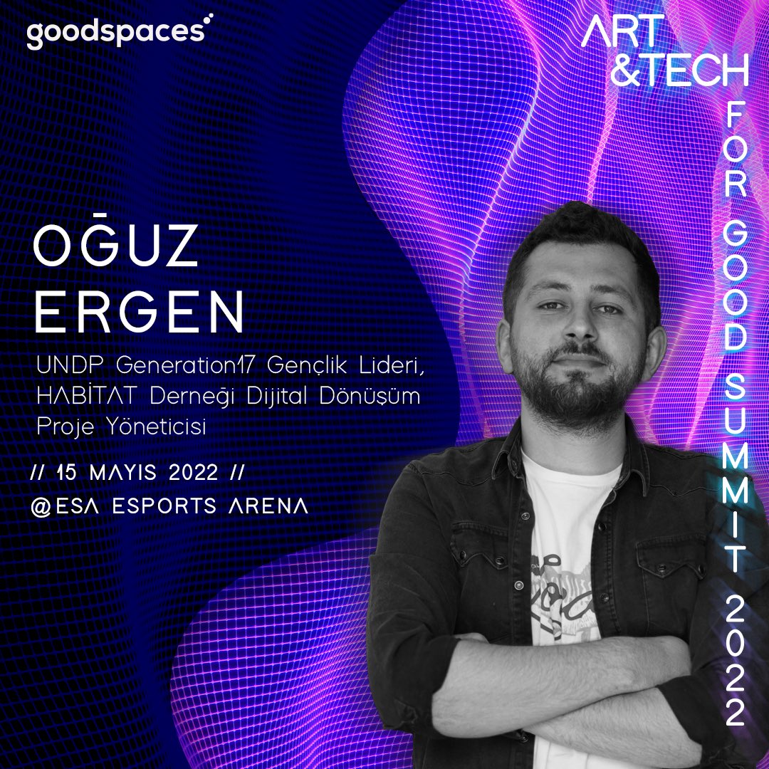 goodspacesista1's tweet photo. Dila Dildar, Evrim Hizaler, Kübra Güler Dağtekin, Oğuz Ergen, Resul Hüseyinzade, Zeynep Dilruba Taşdemir saat 16:45 - 17:00 arasında “İyilik ile Geleceğe İz Bırak” konusunu ele alacaklar. #goodsummit #atfgs22 https://t.co/GmQD72xPu3
