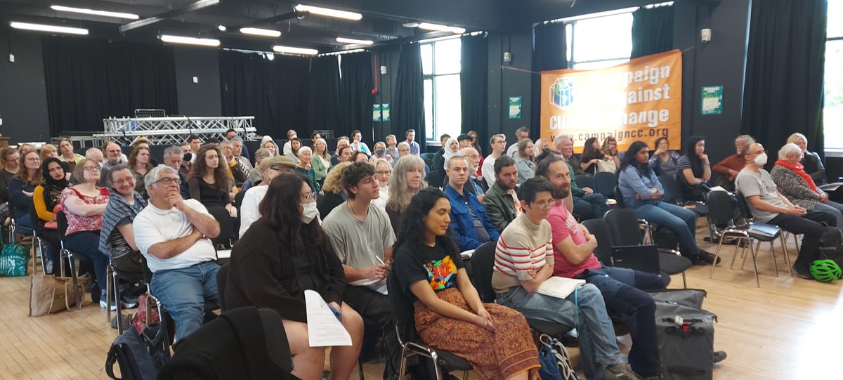 Great turn out today for the Manchester Climate Summit #mcrclimatesummit