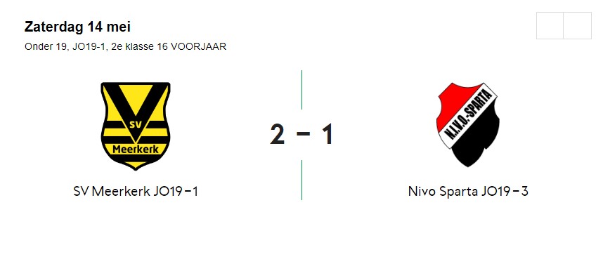 VogelzangKees's tweet photo. Het lukt @NivoSparta JO19-3 maar niet meer om te winnen. Een redelijk gelijk opgaande en sportieve wedstrijd, onder goede leiding van scheidsrechter Mulckhuijse, werd in de slotfase verloren door een "zondagsschot".

#Zaltbommel

https://t.co/K68p99XuMJ https://t.co/NT59LEnmxq