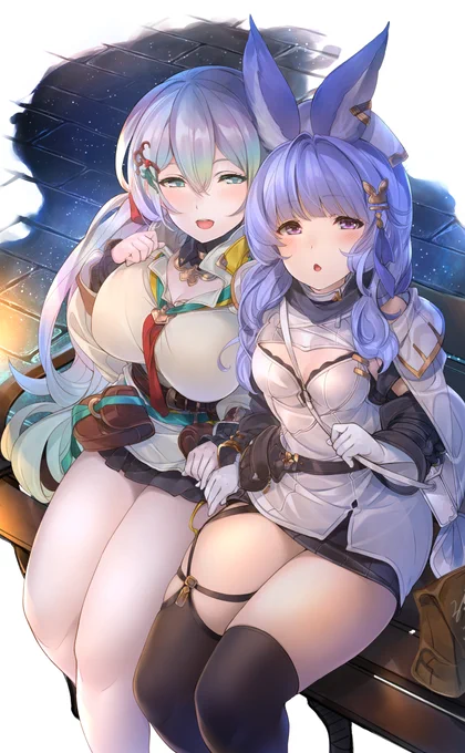クピタンとティコ #グラブル
え、遠近感で大きく見えてるだけだし!…とティコは申しております。 