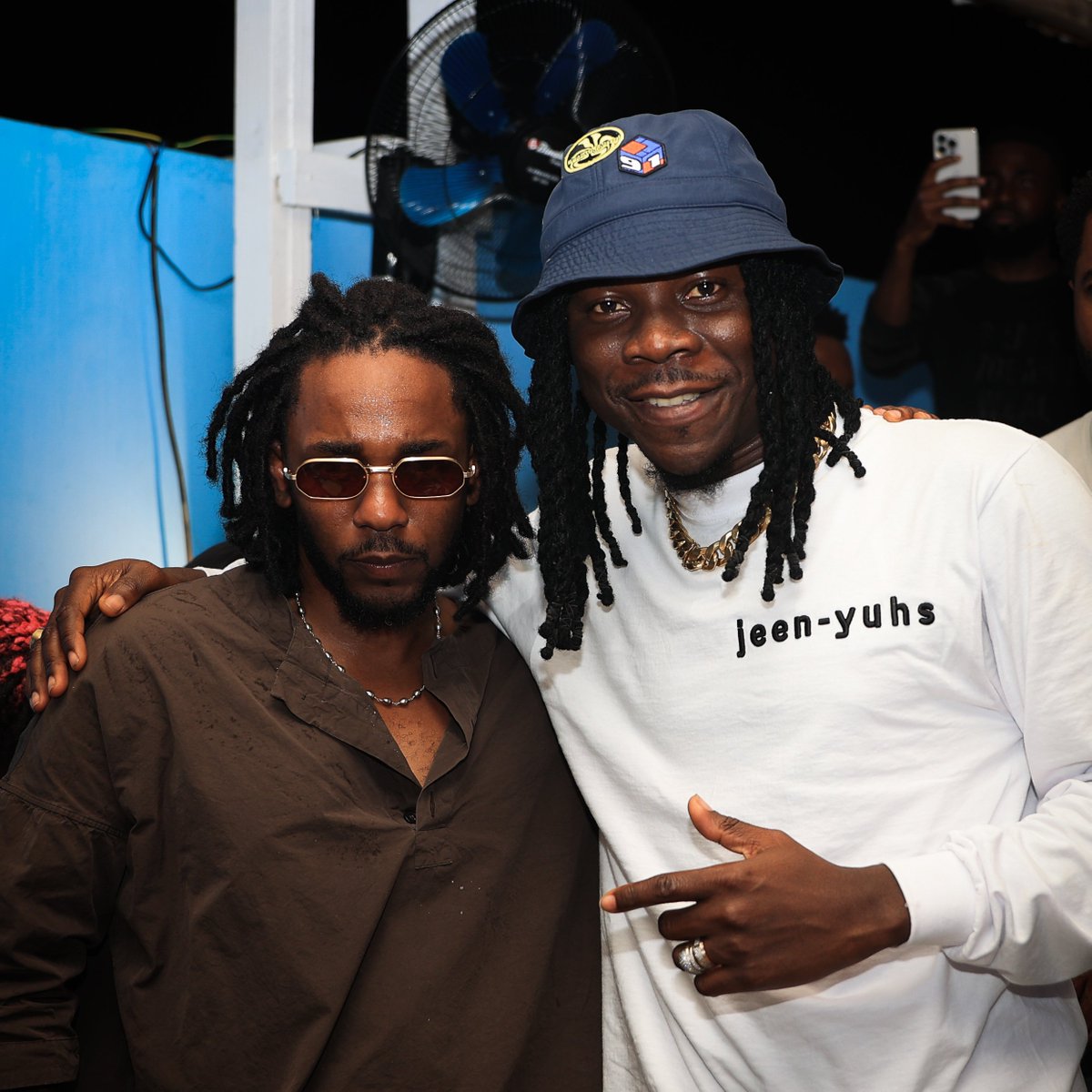 Spotify's tweet image. Love to everyone that came out to celebrate @kendricklamar in Ghana at our #MrMoraleAndTheBigSteppers party last night 💚