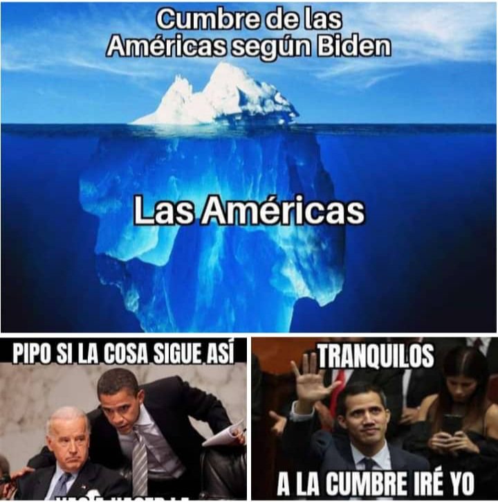 TaniaBalart's tweet photo. La Cumbre de las América din Las Américas. #Nicaragua #Venezuela #Cuba #CumbresinlasAmericas #SomosCuba #Solidaridad @unidad_central @BrunoRguezP @cubaengb @MallulyDiaz @PardoRegla @japortalmiranda @DiazCanelB https://t.co/czKhlwdsui