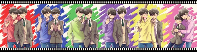 #みんなで全松をTLに流して松界を活気つけようぜ
比較的気に入ってる六つ子たち🌈 