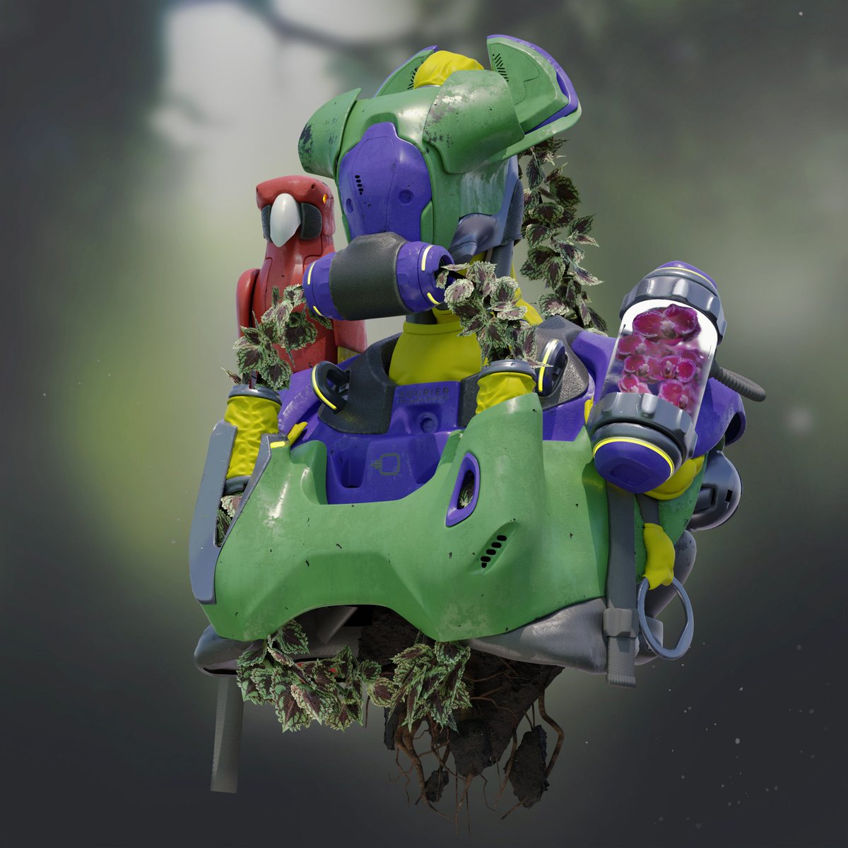 Finally minted some <a href="/BrightLeafLabs/">BrightLeaf Laboratories</a>. Some of the best 3D art I've seen.