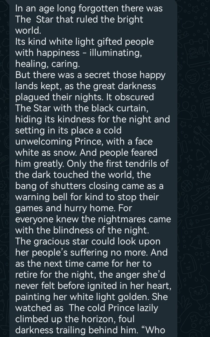 Mr_Vinnik's tweet photo. @Imaginary_Ones In an age long forgotten there was The  Star that ruled the bright world. 
Its kind white light gifted people with happiness - illuminating...
Continuation of the story in pictures
Written by my lovely wife, Kate Kaze
https://t.co/yO7XMJUvzM https://t.co/ejKIAhftvM