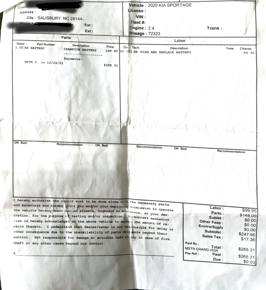 ComandaClamShel's tweet photo. @Kia Don't get a Kia! Kia did my maintenance at @DutchMillerKia and they failed to put the drain plug back in right. I leaked oil for 4,000 miles until it finally fell completely out while I was driving. @GerryWoodKia misdiagnosed a battery short for a failed starter at 72,000 miles. https://t.co/cfSbyrSkla
